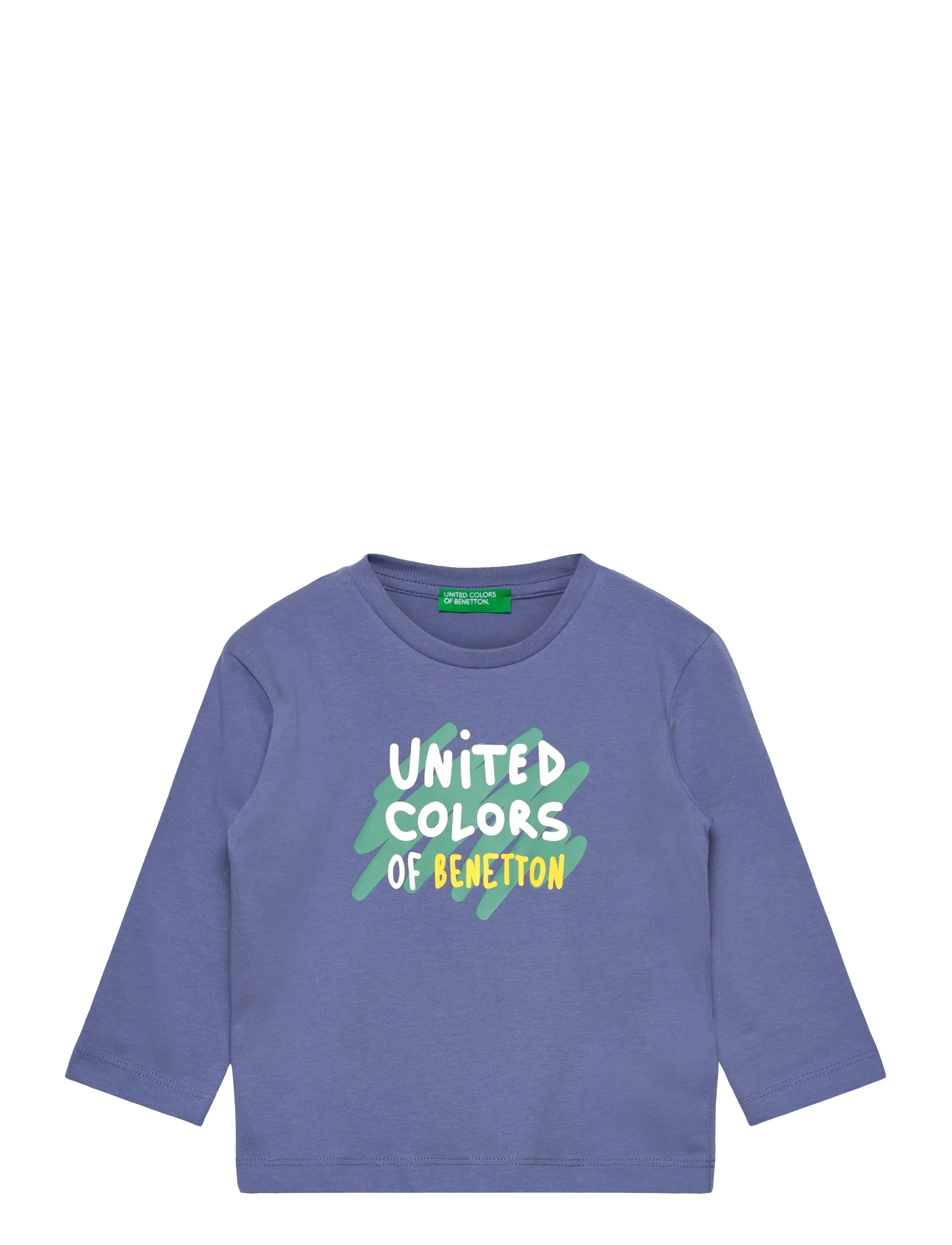 United Colors of Benetton T-Shirt L/S, 104, Purple, T-Shirts > Langærmede T-shirts, Børn
