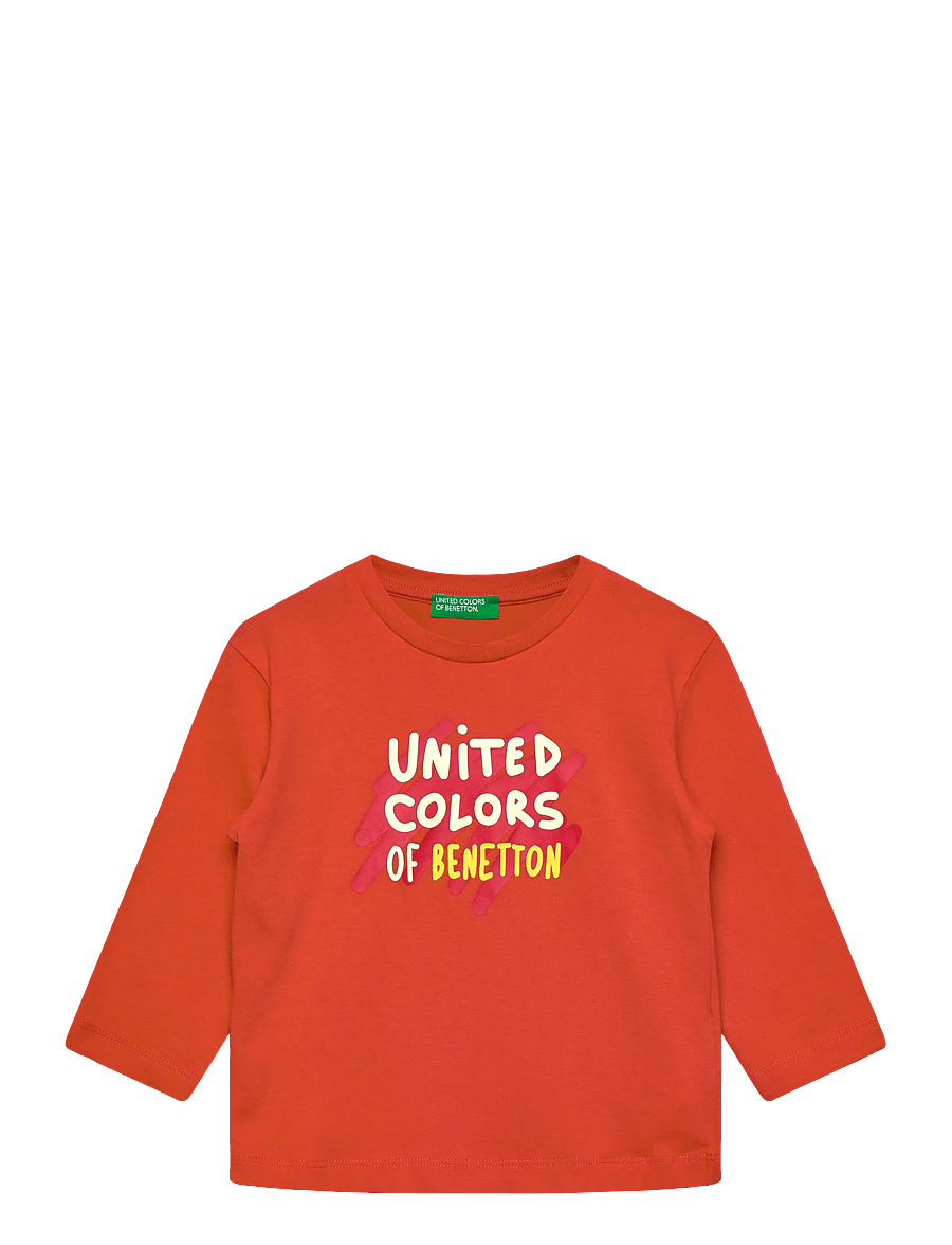 United Colors of Benetton - T-SHIRT L/S - langærmede t-shirts - red - 0