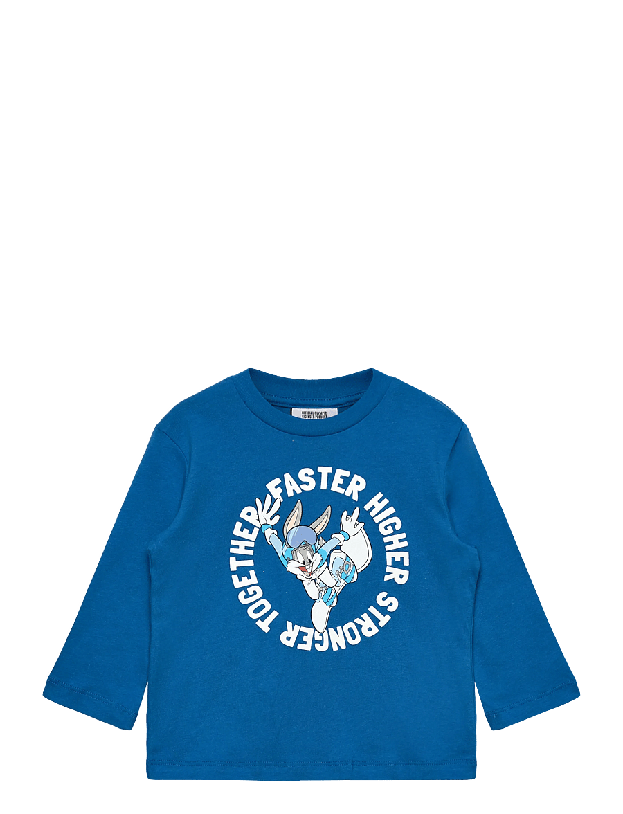 United Colors of Benetton - T-SHIRT L/S - t-shirts à manches longues - blue - 0