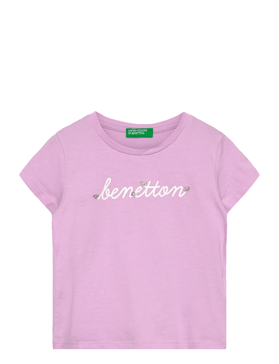 United Colors of Benetton - T-SHIRT - marškinėliai trumpomis rankovėmis - pink - 0