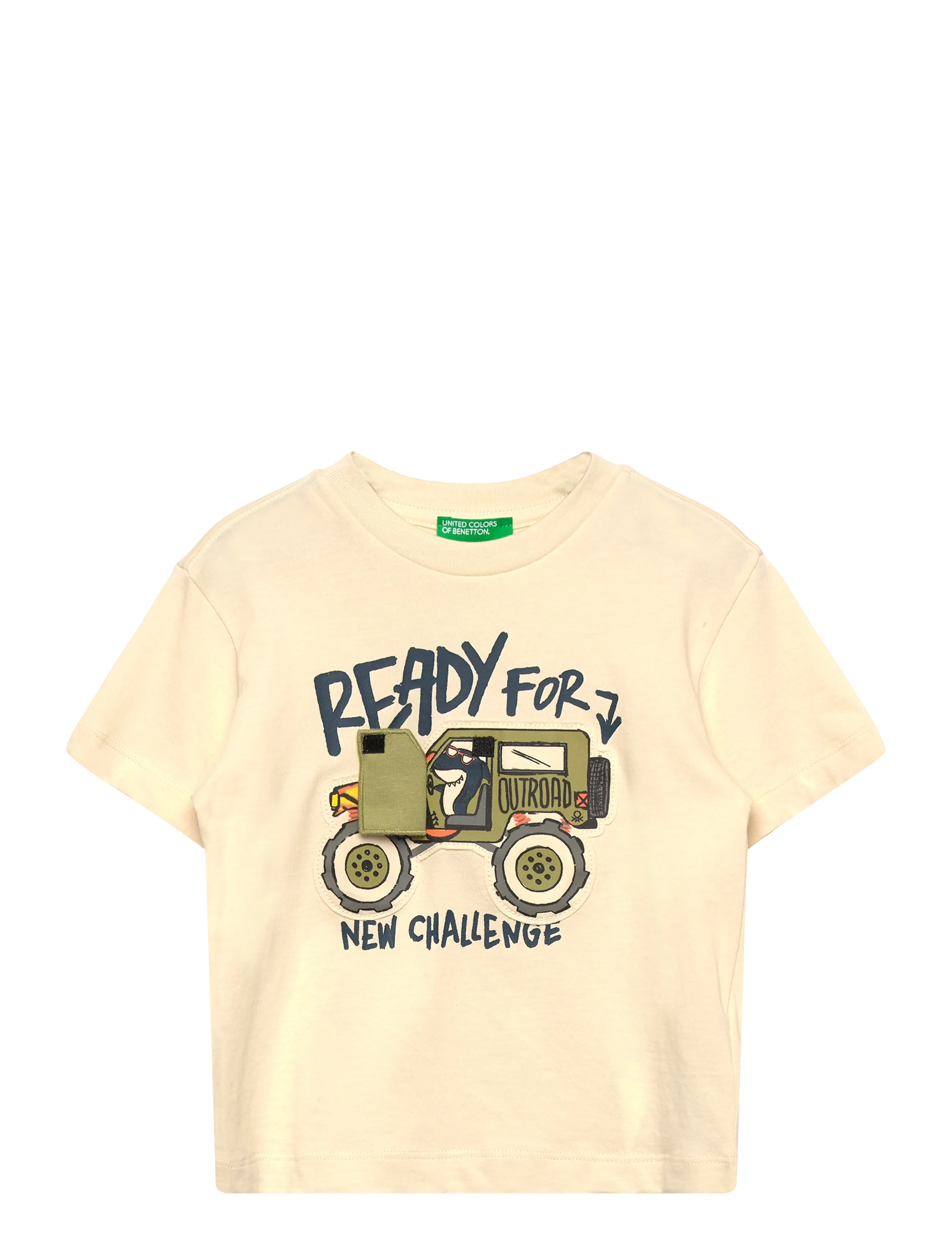 United Colors of Benetton - T-SHIRT - t-shirts à manches courtes - beige - 1