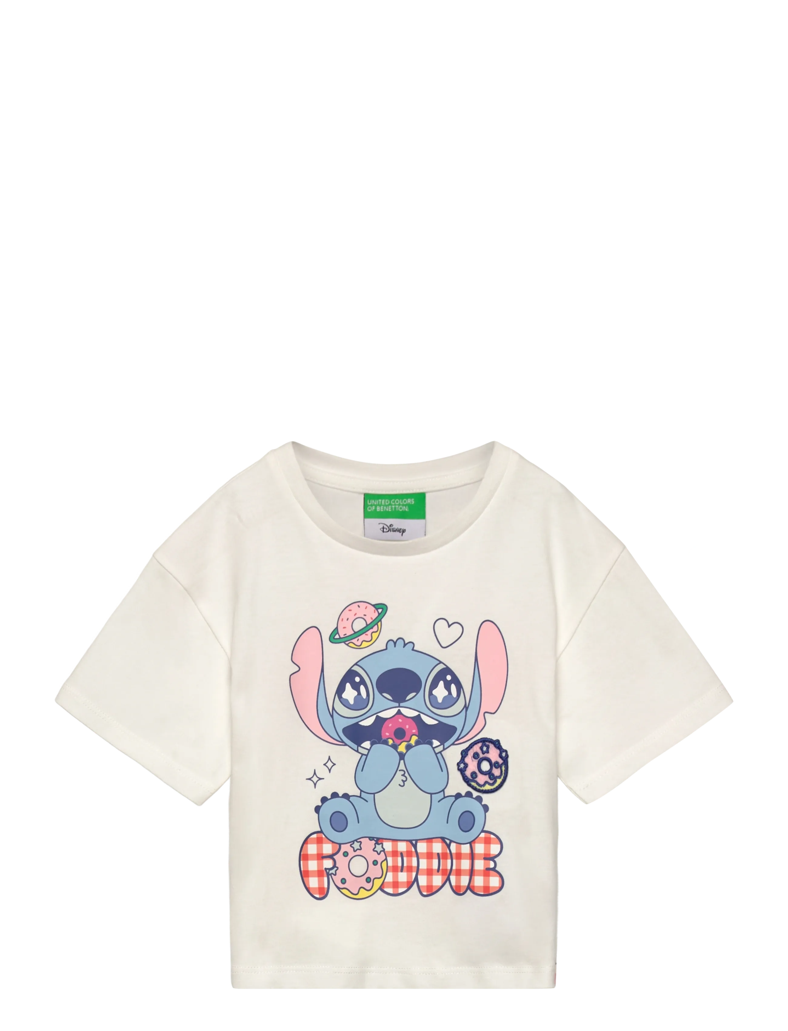 United Colors of Benetton T-SHIRT - Overdele - WHITE / white