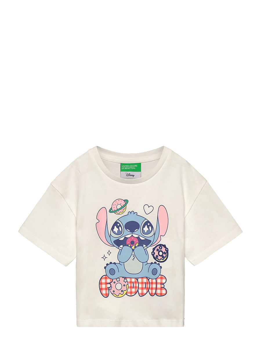 United Colors of Benetton - T-SHIRT - marškinėliai trumpomis rankovėmis - white - 0
