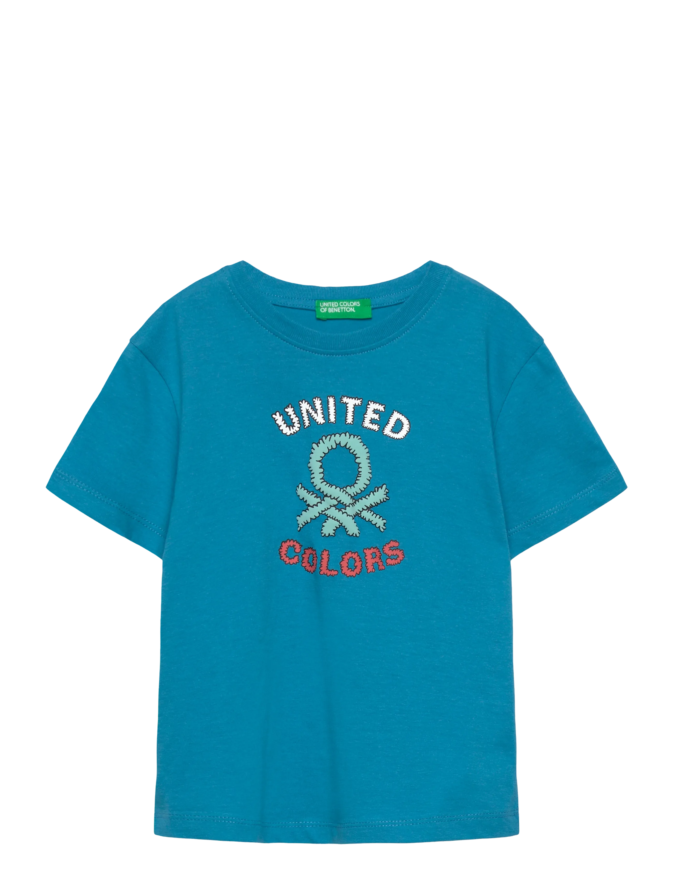 United Colors of Benetton T-Shirt, 110, Blue, T-Shirts > Kortærmede, Børn