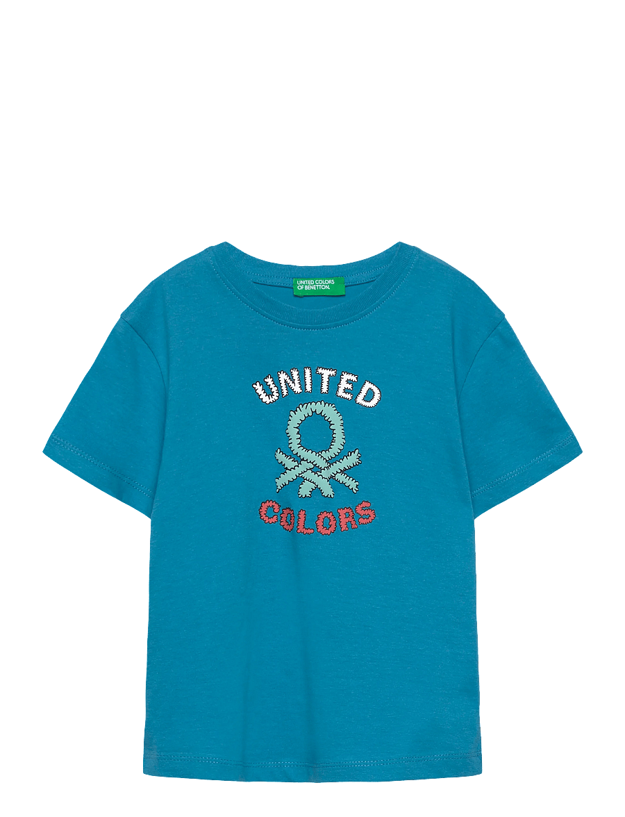 United Colors of Benetton - T-SHIRT - t-shirts à manches courtes - blue - 0
