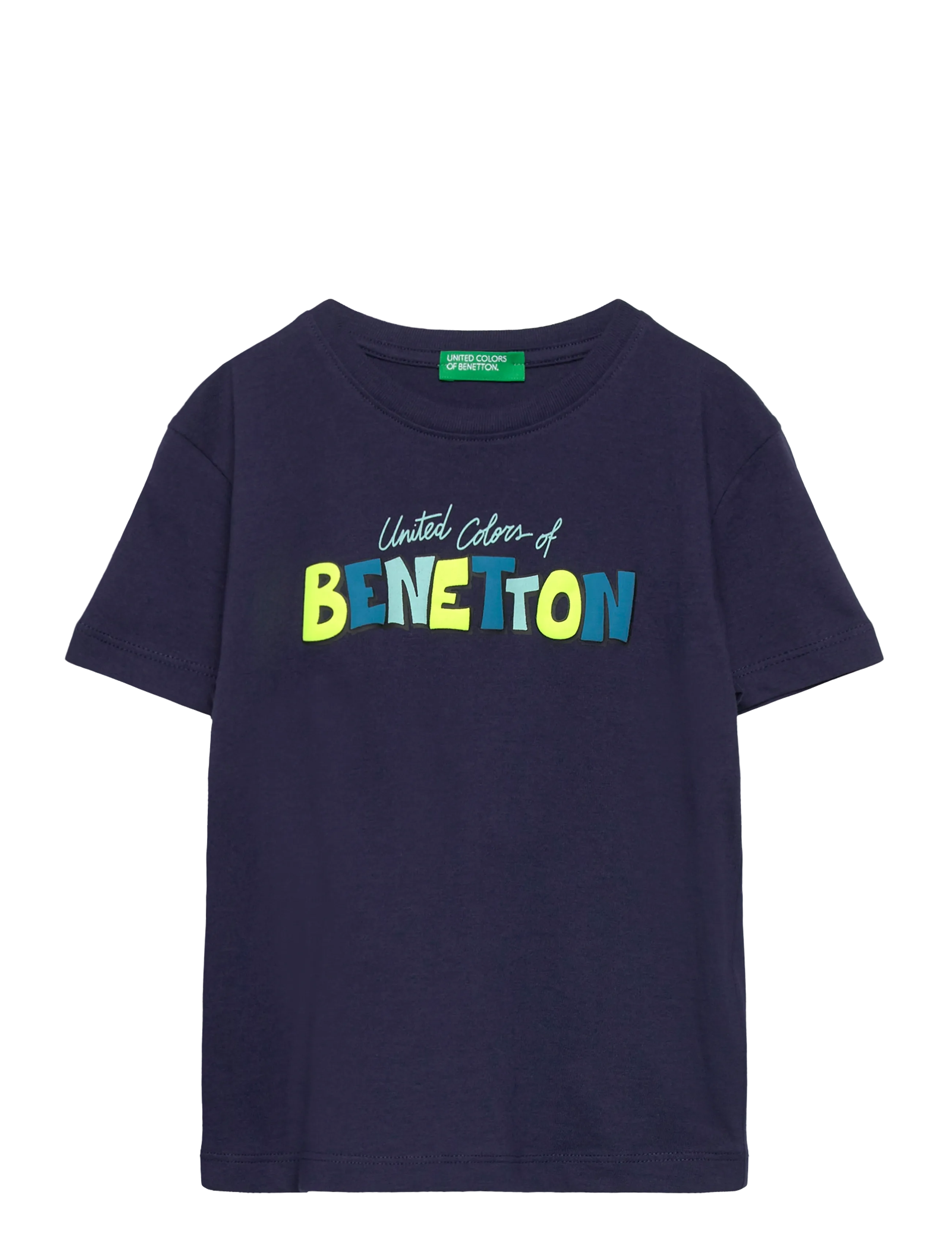 United Colors of Benetton T-Shirt, 104, Navy, T-Shirts > Kortærmede, Børn