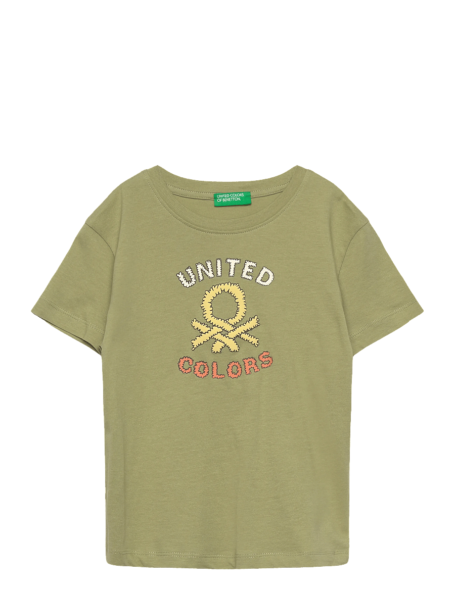United Colors of Benetton - T-SHIRT - kurzärmelige - green - 0