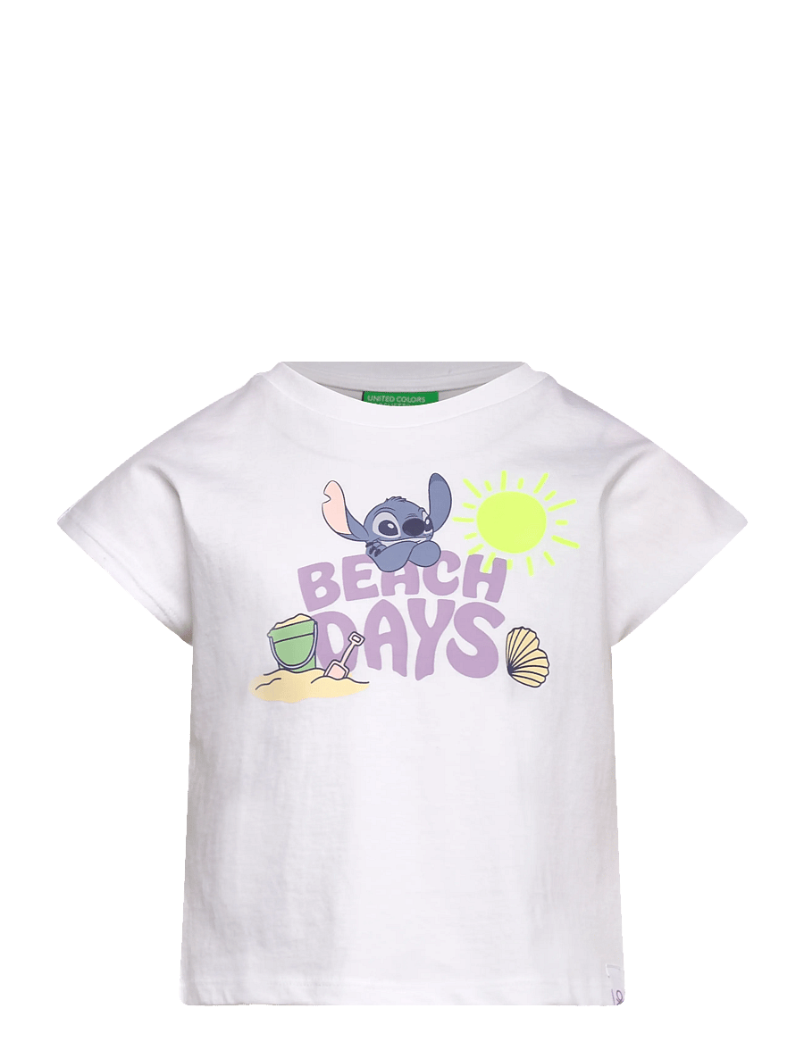 United Colors of Benetton - T-SHIRT - t-shirts à manches courtes - white - 0