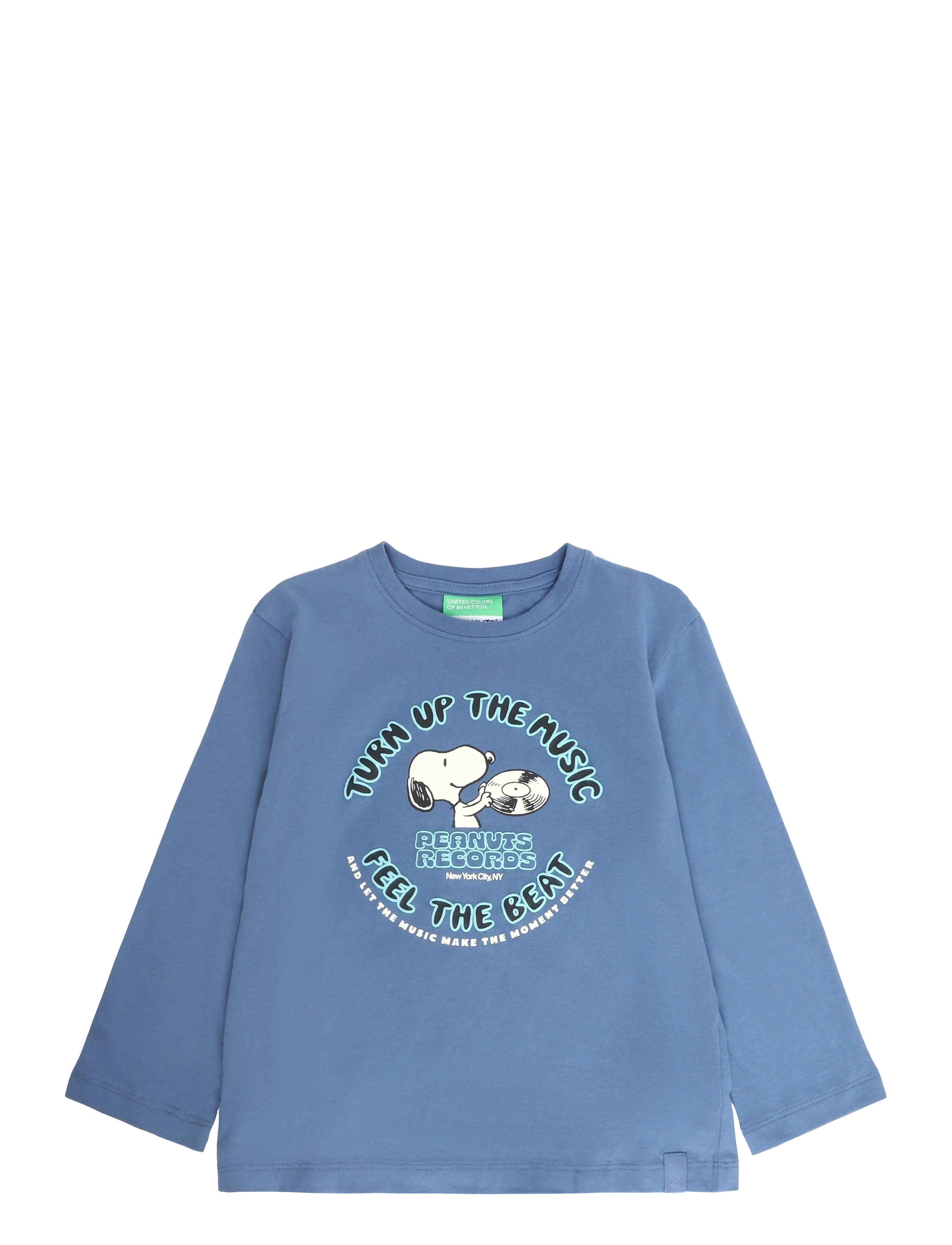 United Colors of Benetton T-SHIRT L/S - Beebiriided - BLUE / blue