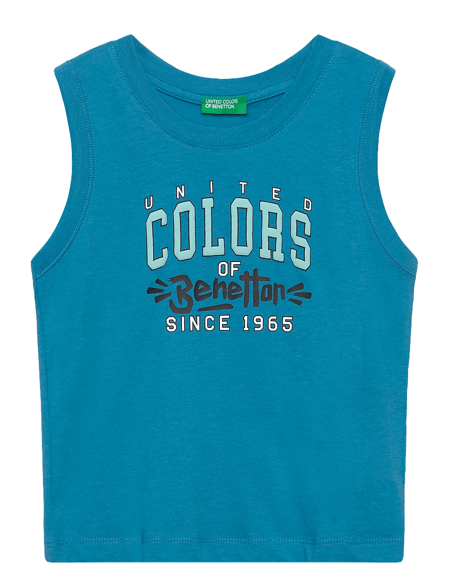 United Colors of Benetton - TANK-TOP - tanktops - blue - 0