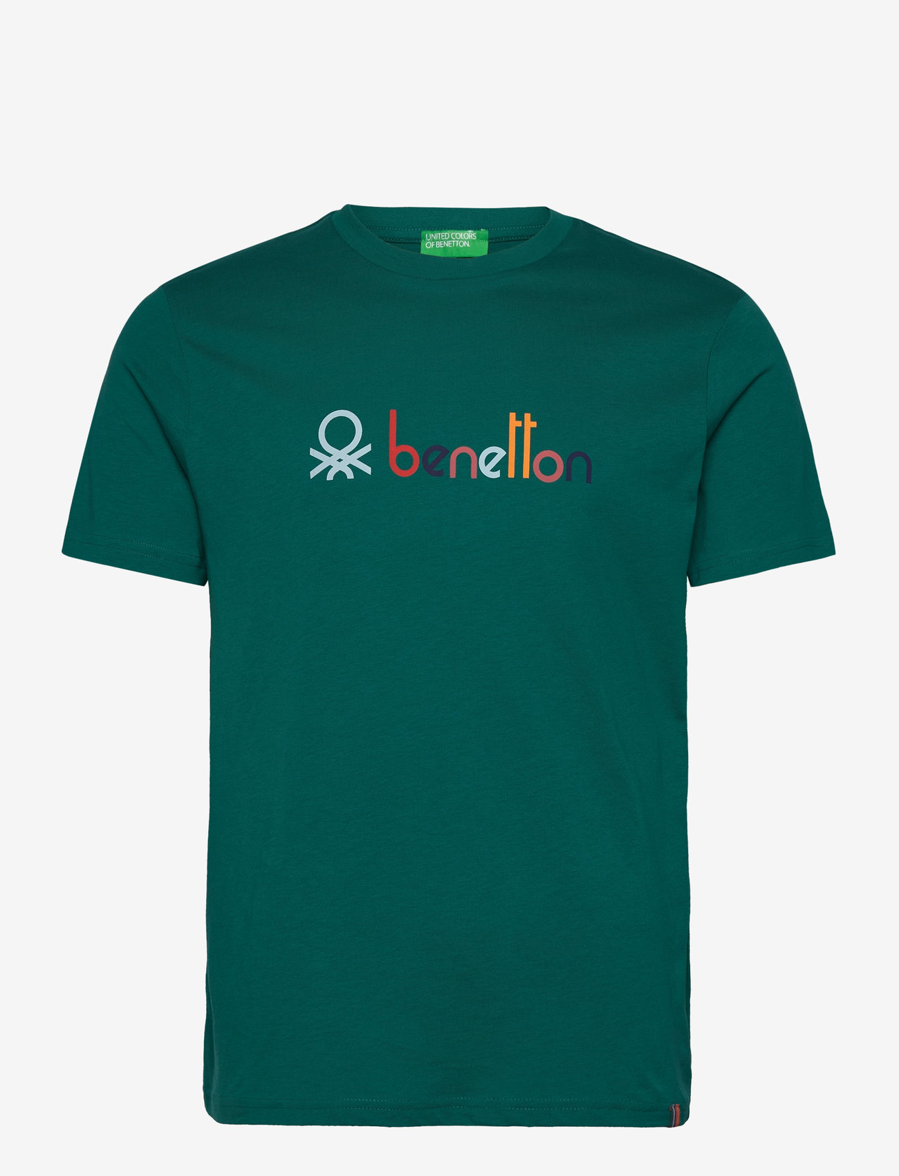 United Colors Of Benetton Damen T-Shirt – Boxy-Schnitt, Ellenbogenärmel, 100% Baumwolle