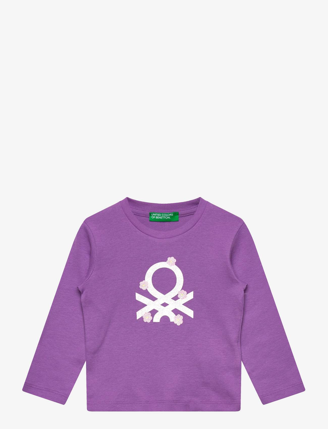 United Colors of Benetton - T-SHIRT L/S - långärmade t-shirts - violet - 0
