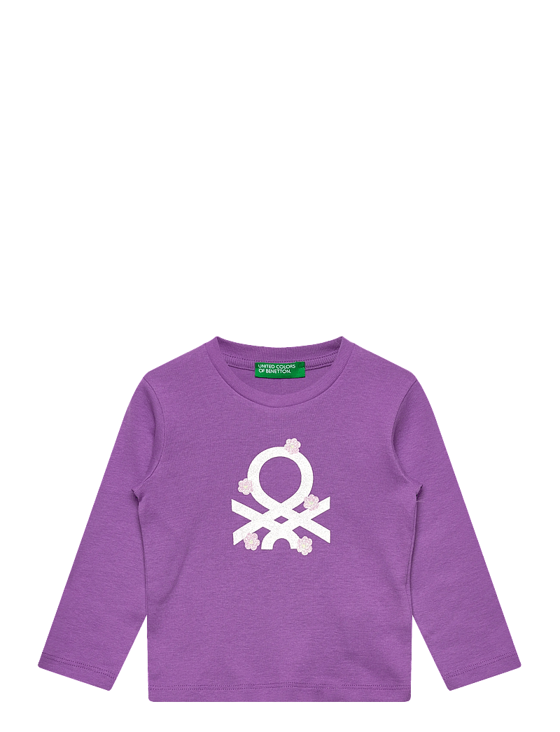 United Colors of Benetton - T-SHIRT L/S - långärmade t-shirts - violet - 0