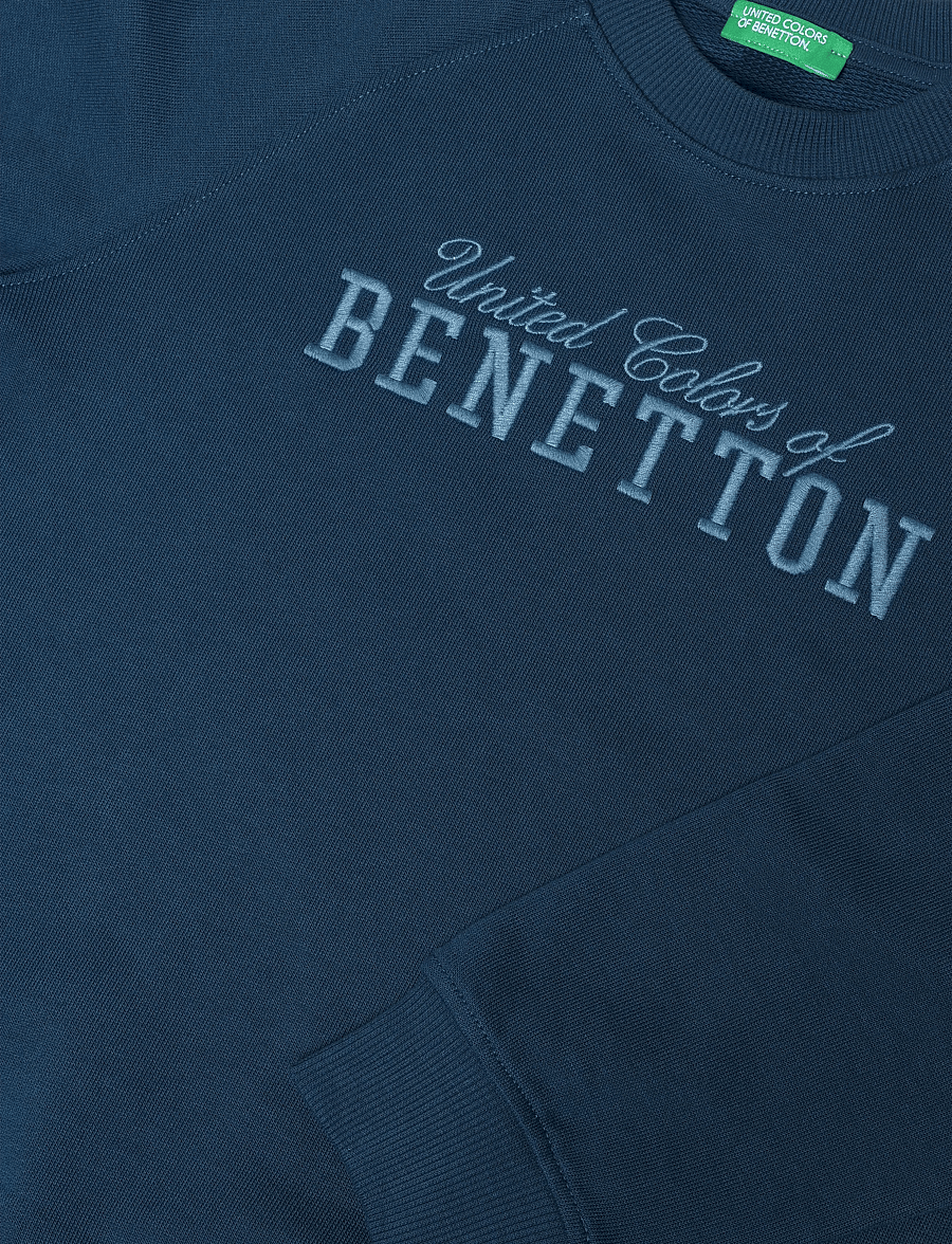 United Colors of Benetton - SWEATER L/S - sweatshirts - blue - 2