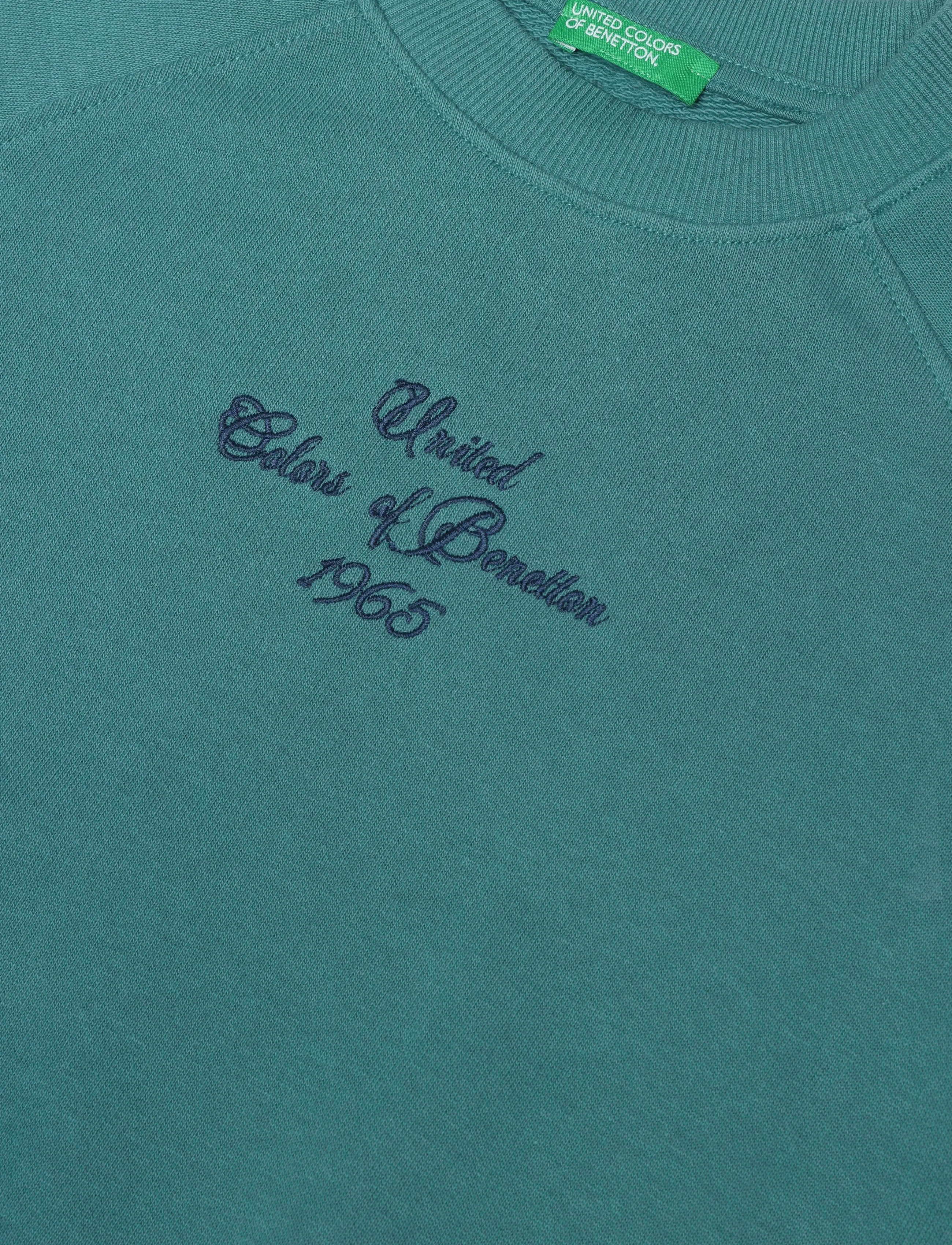 United Colors of Benetton - SWEATER L/S - sweatshirts - green - 2