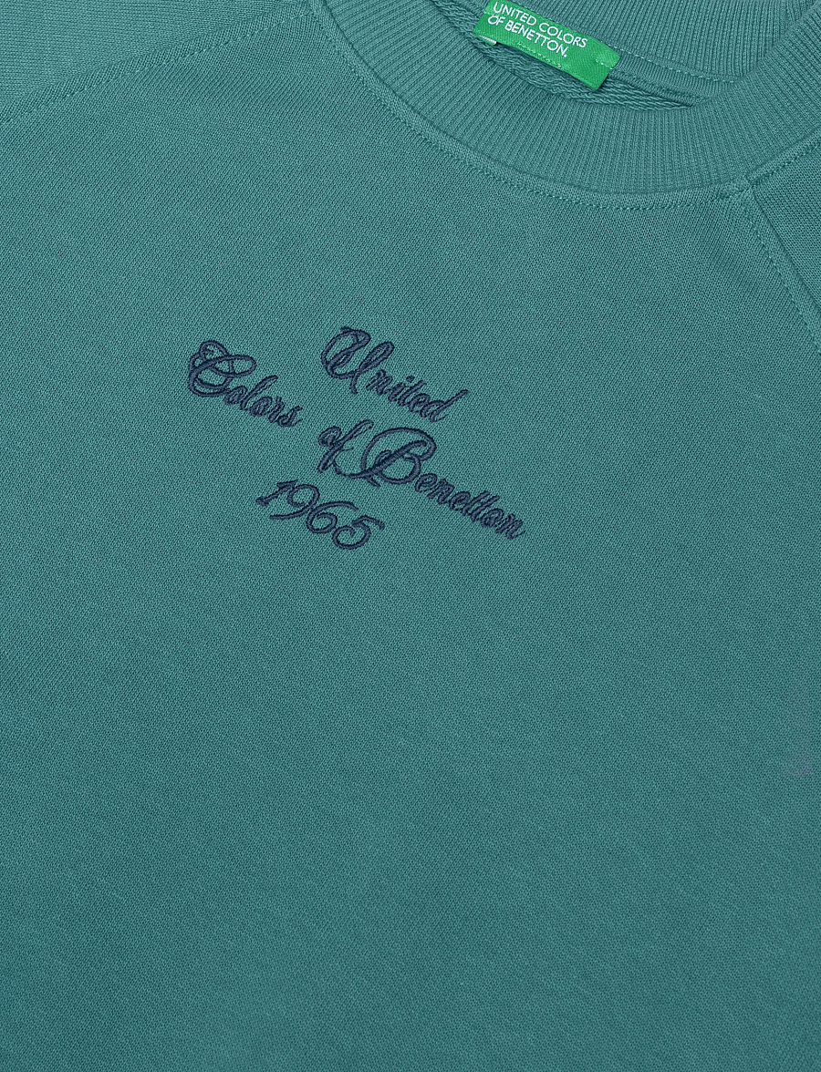 United Colors of Benetton - SWEATER L/S - sweatshirts - green - 2