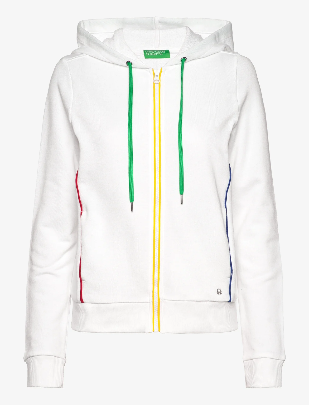 United Colors of Benetton - JACKET W/HOOD L/S - kapuutsiga dressipluusid - white - 0