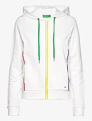 United Colors of Benetton - JACKET W/HOOD L/S - kapuutsiga dressipluusid - white - 0