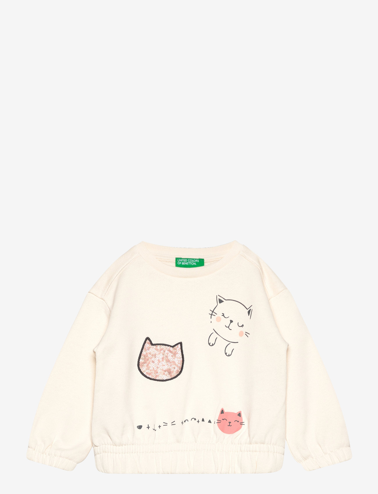 United Colors of Benetton - SWEATER L/S - sweatshirts - white - 0