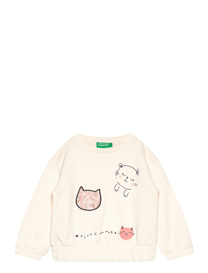 United Colors of Benetton - SWEATER L/S - sweatshirts - white - 0