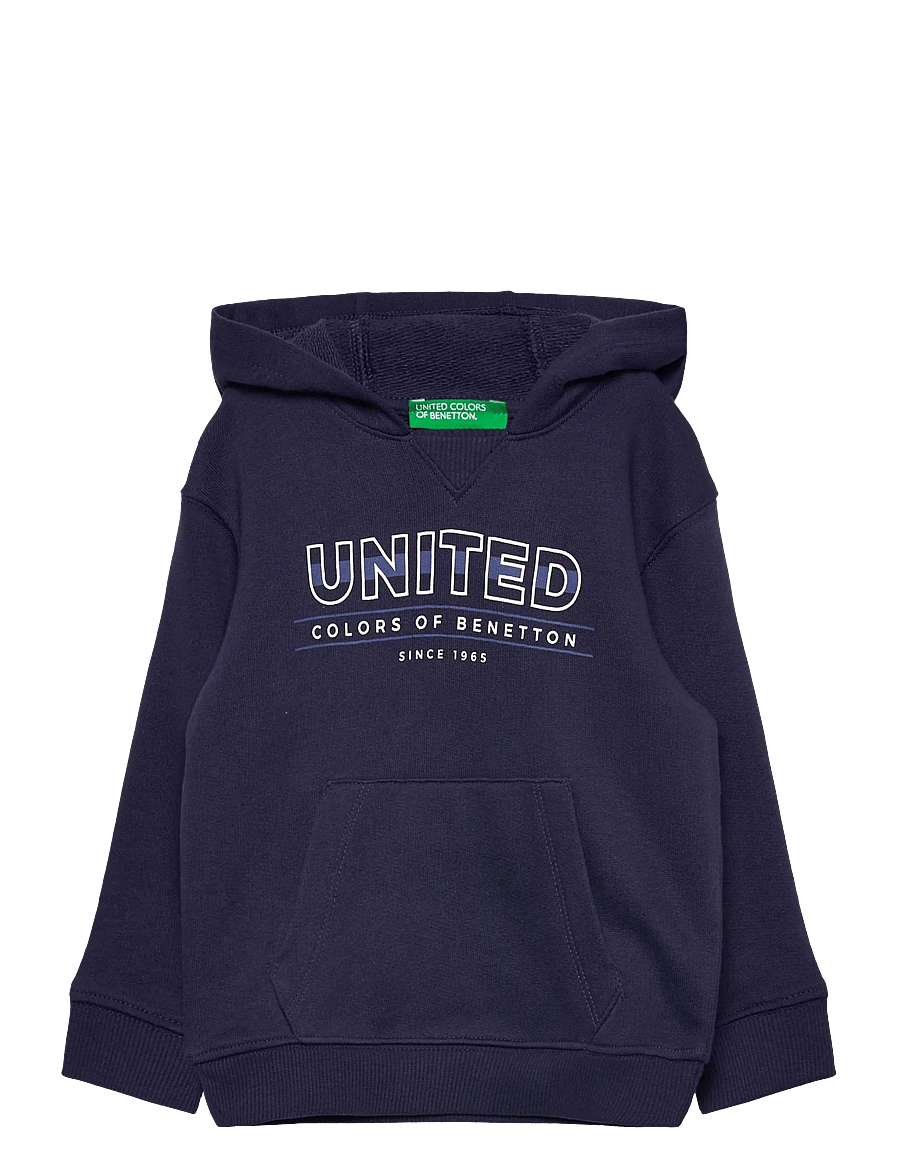 United Colors of Benetton - SWEATER W/HOOD - kapuutsiga pusad - blue - 0