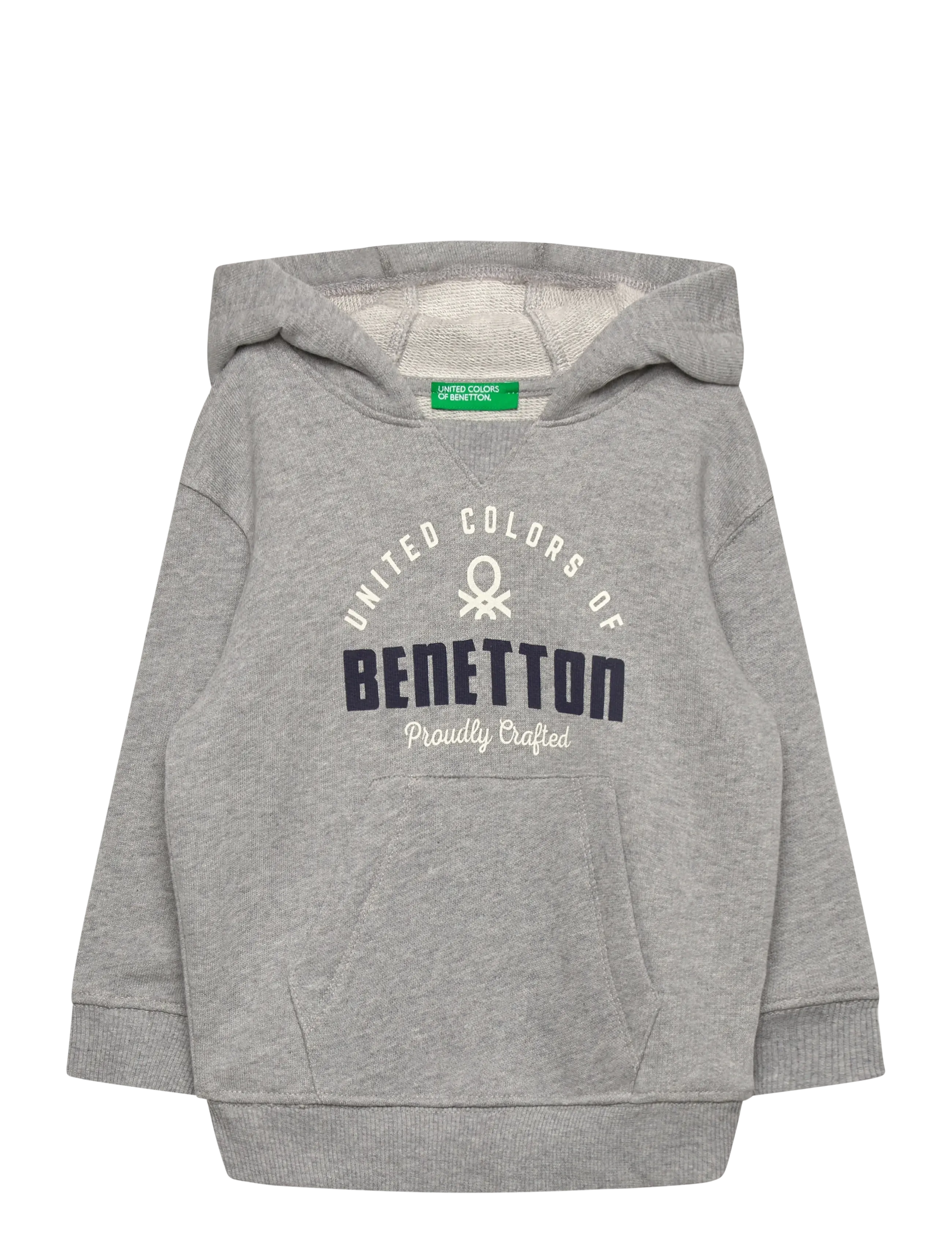 United Colors of Benetton SWEATER W/HOOD - Kapuzenpullover - GREY / grey