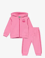 United Colors of Benetton - SET JACKET+TROUSERS - joggedresser - pink - 0