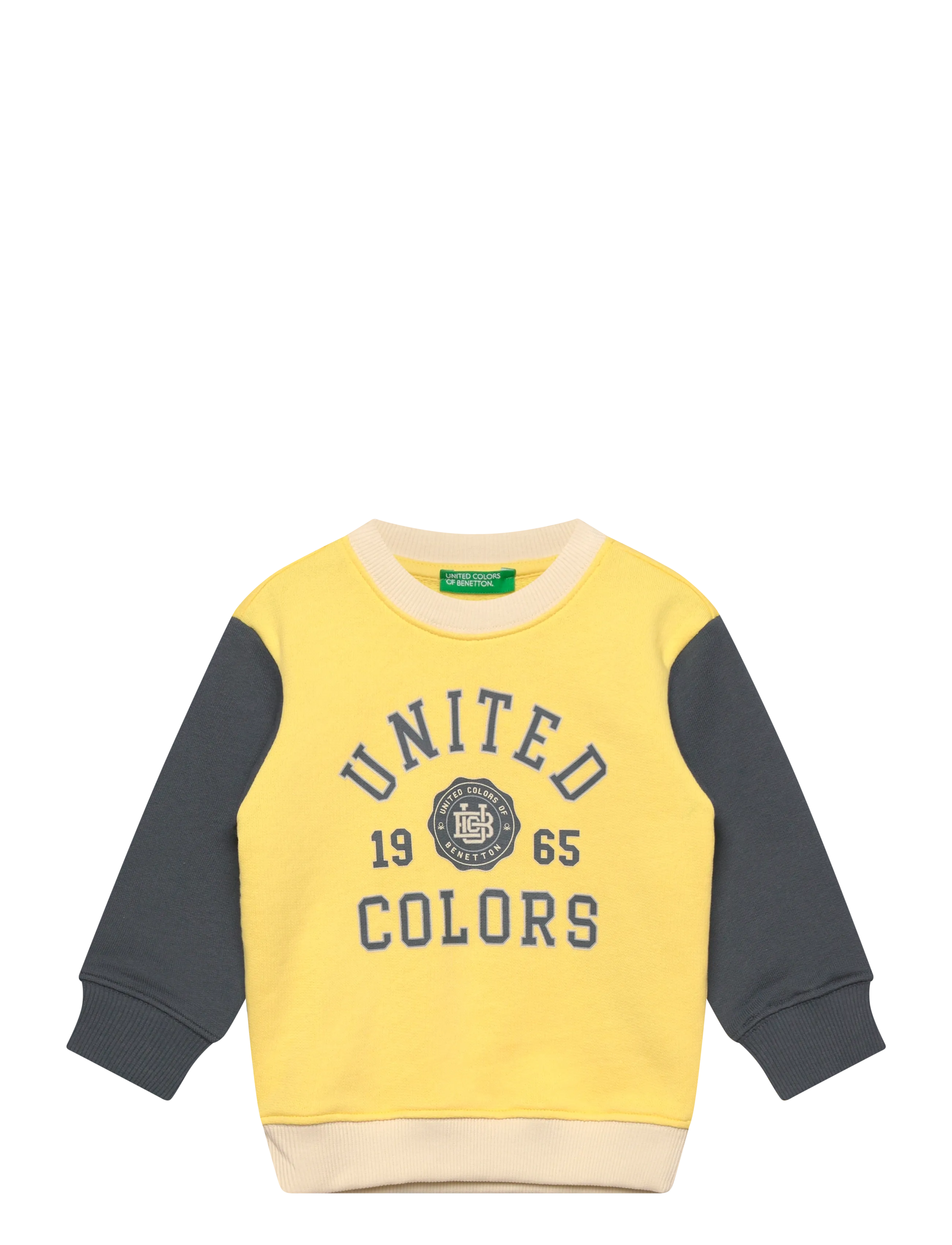 United Colors of Benetton SWEATER L/S - Sweatshirts & Kapuzenpullover - MULTICOLOR / yellow