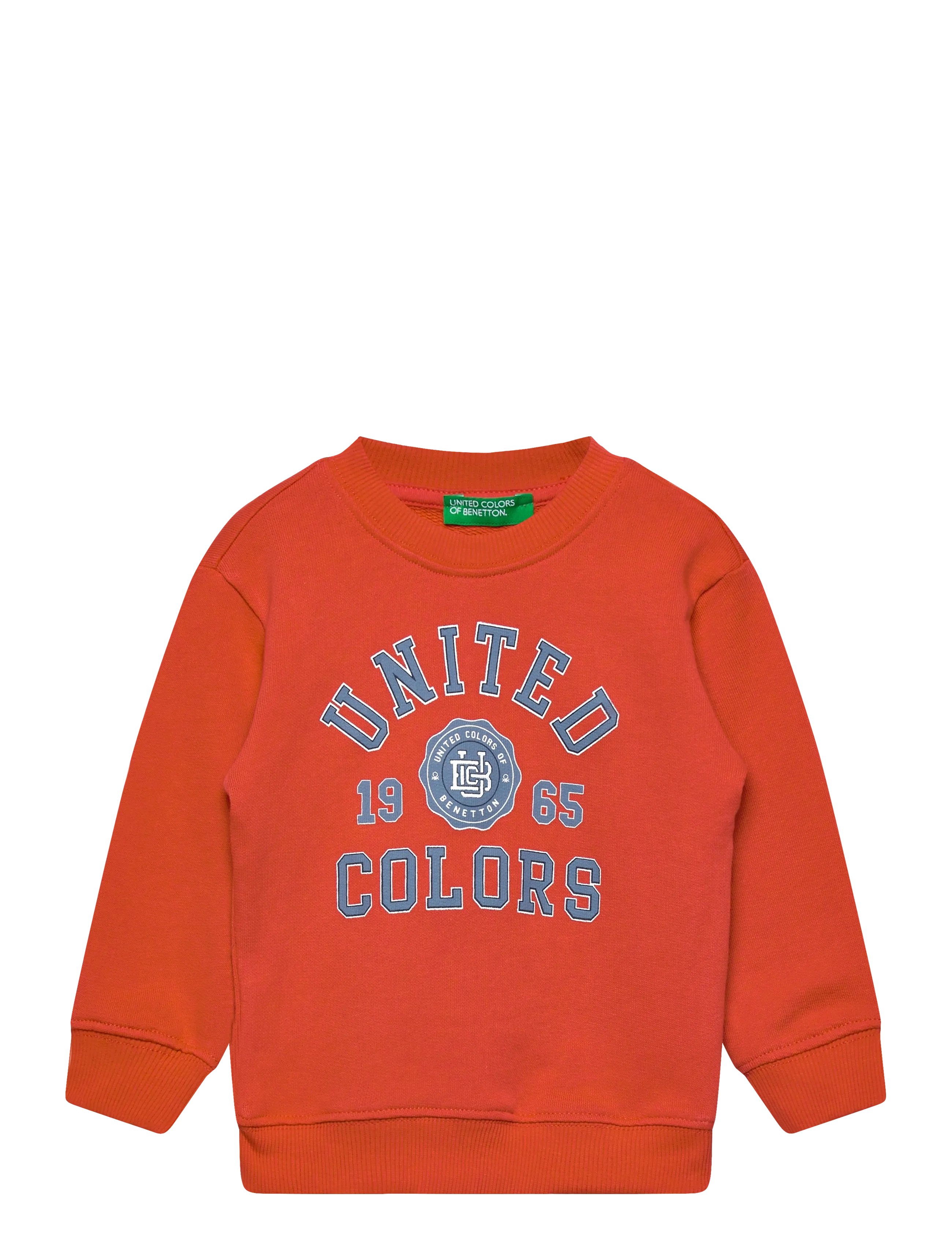 United Colors of Benetton Sweater L/S, 90, Sweatshirts & Hoodies, Orange - Sweatshirts, Kinder
