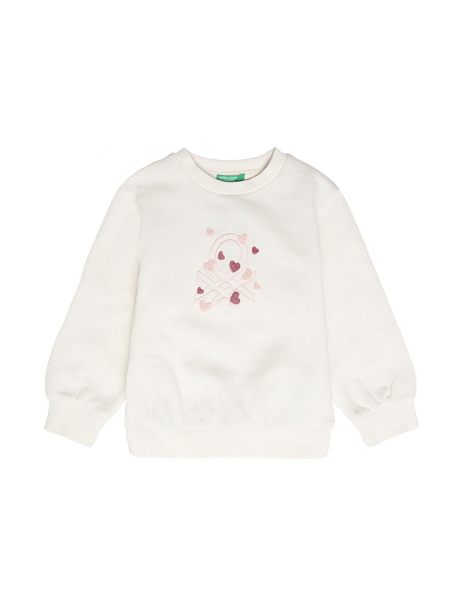 United Colors of Benetton - SWEATER L/S - stickade tröjor - white - 0