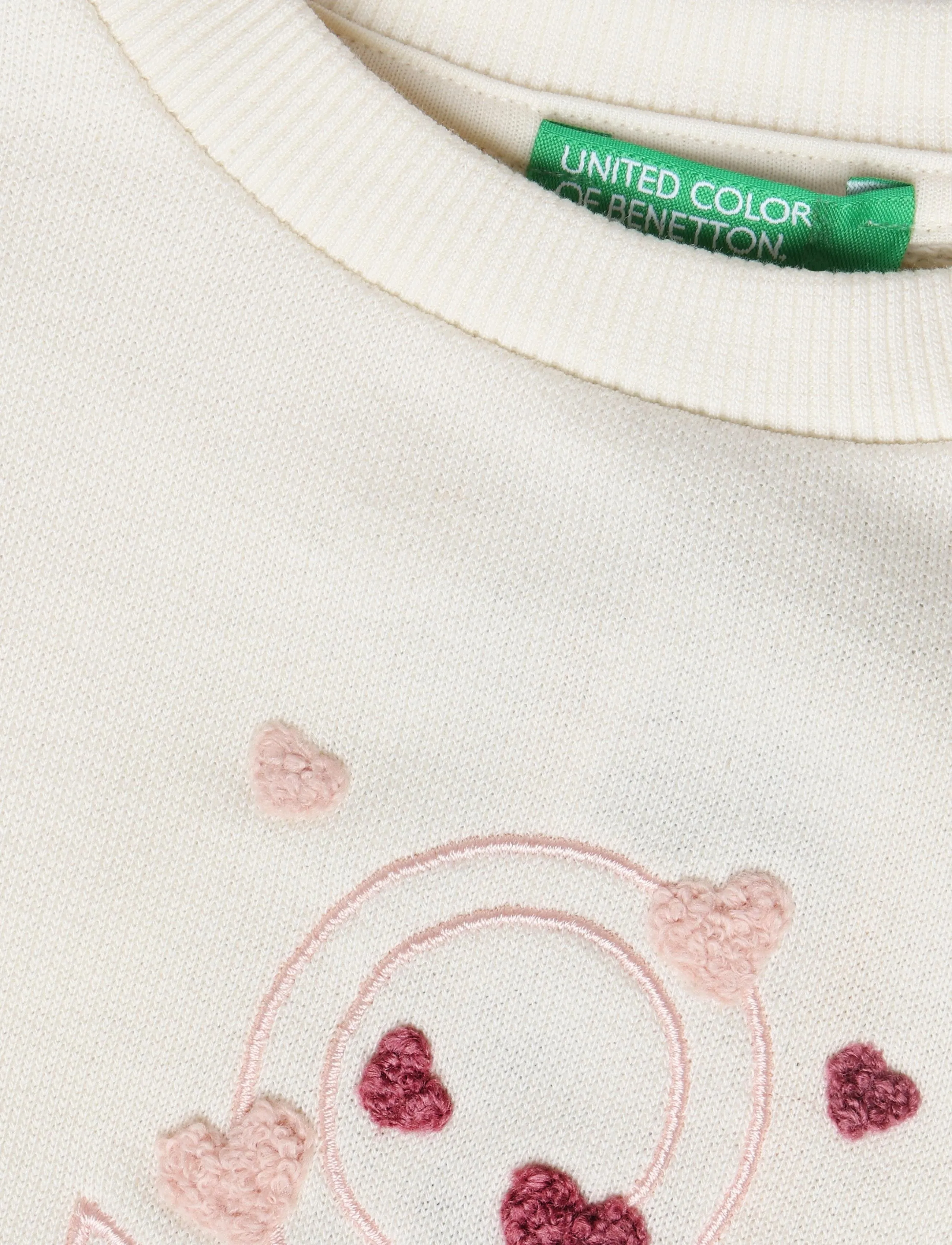 United Colors of Benetton - SWEATER L/S - stickade tröjor - white - 2