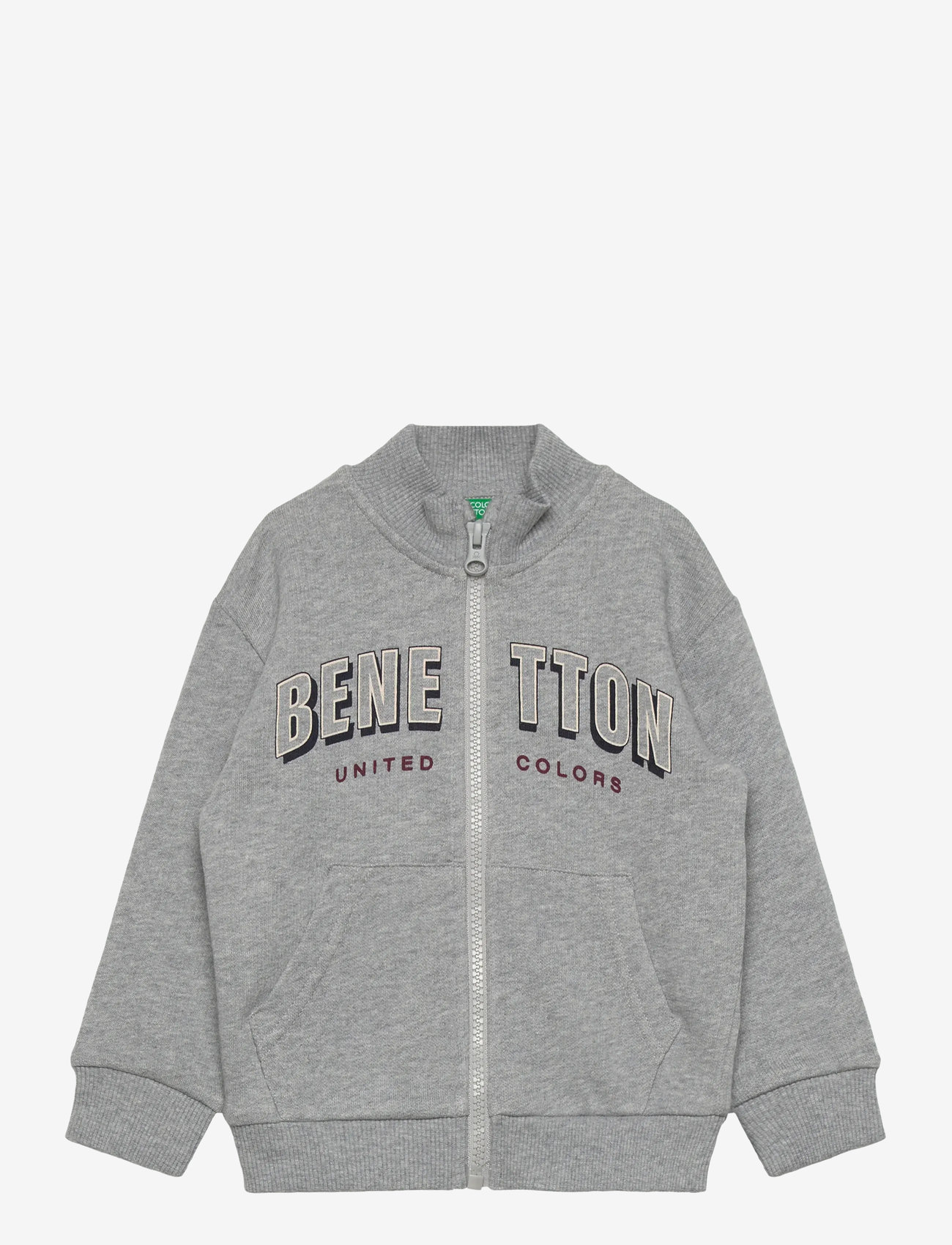 United Colors of Benetton - JACKET - džemperiai - grey - 0