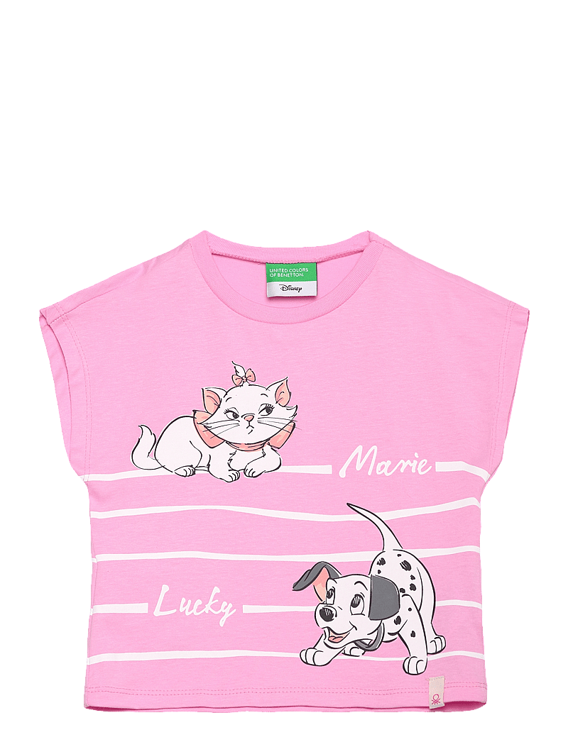 United Colors of Benetton - T-SHIRT - kortærmede t-shirts - pink - 0