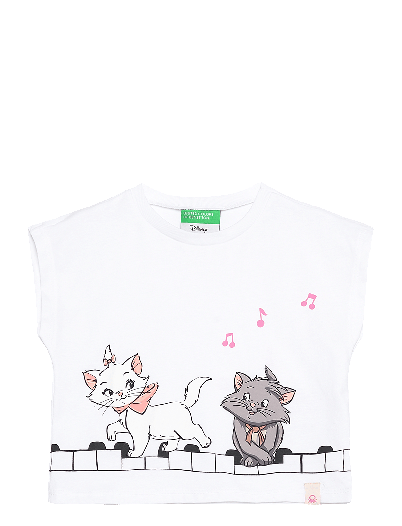 United Colors of Benetton - T-SHIRT - kortärmade t-shirts - white - 0