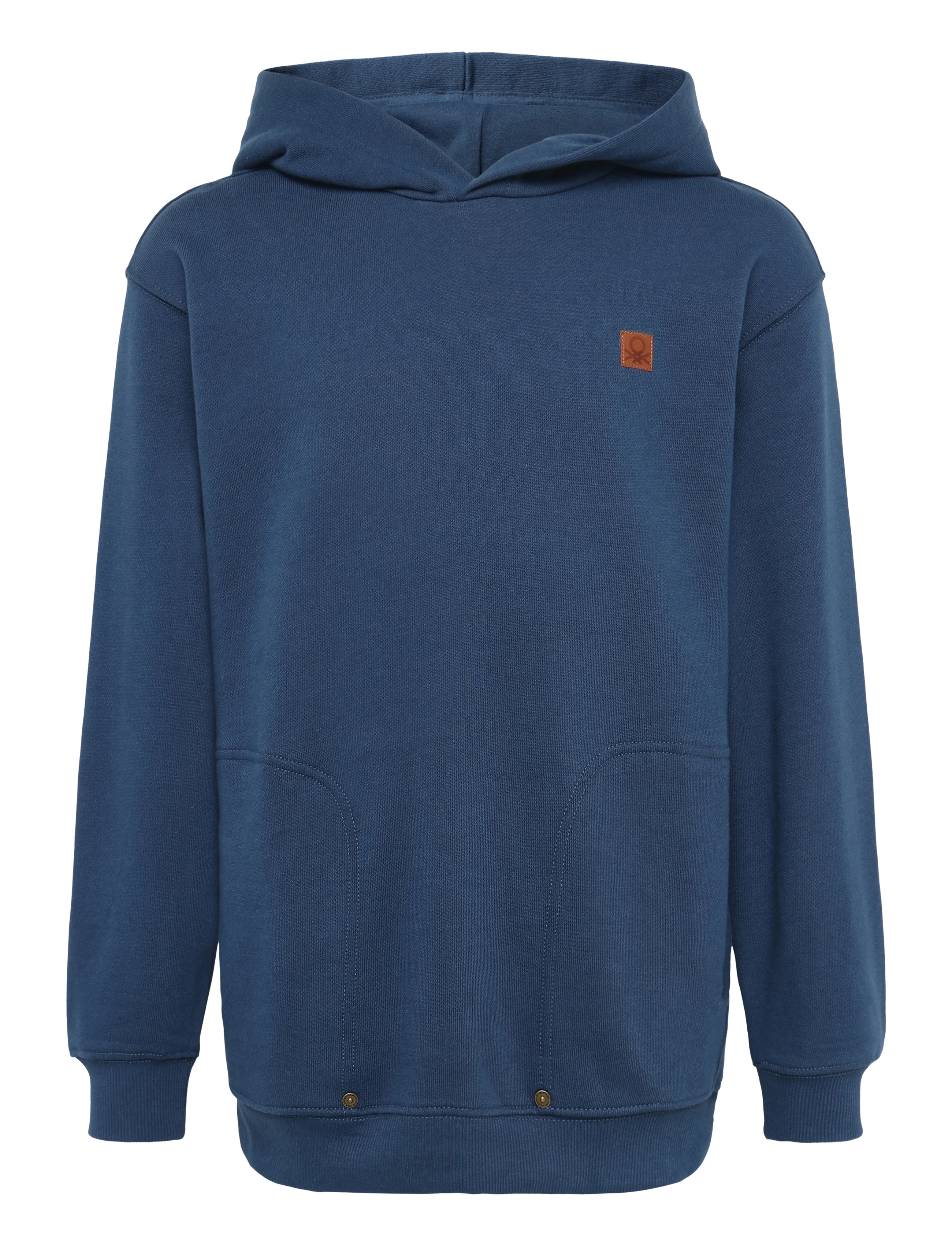 United Colors of Benetton SWEATER W/HOOD - Jumpers - BLUE / blue