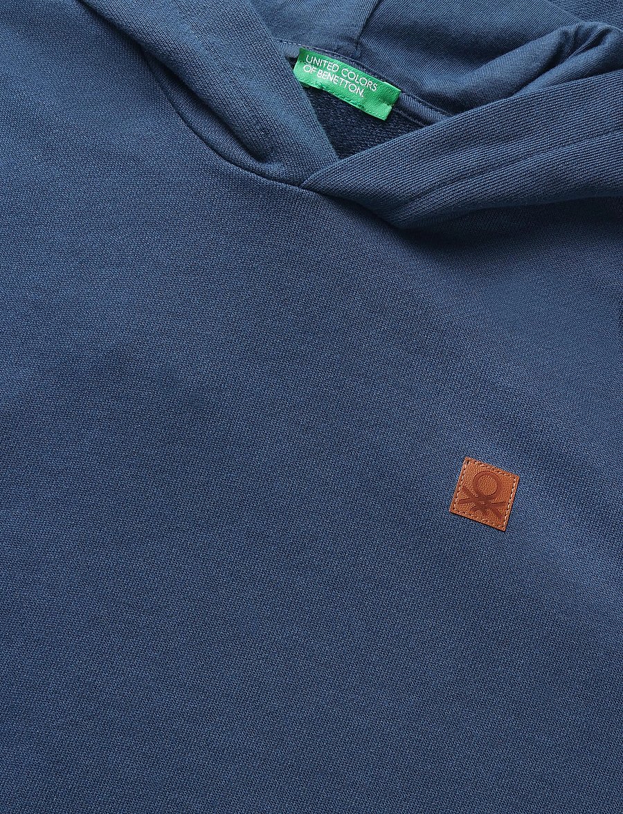 United Colors of Benetton - SWEATER W/HOOD - trøjer - blue - 2