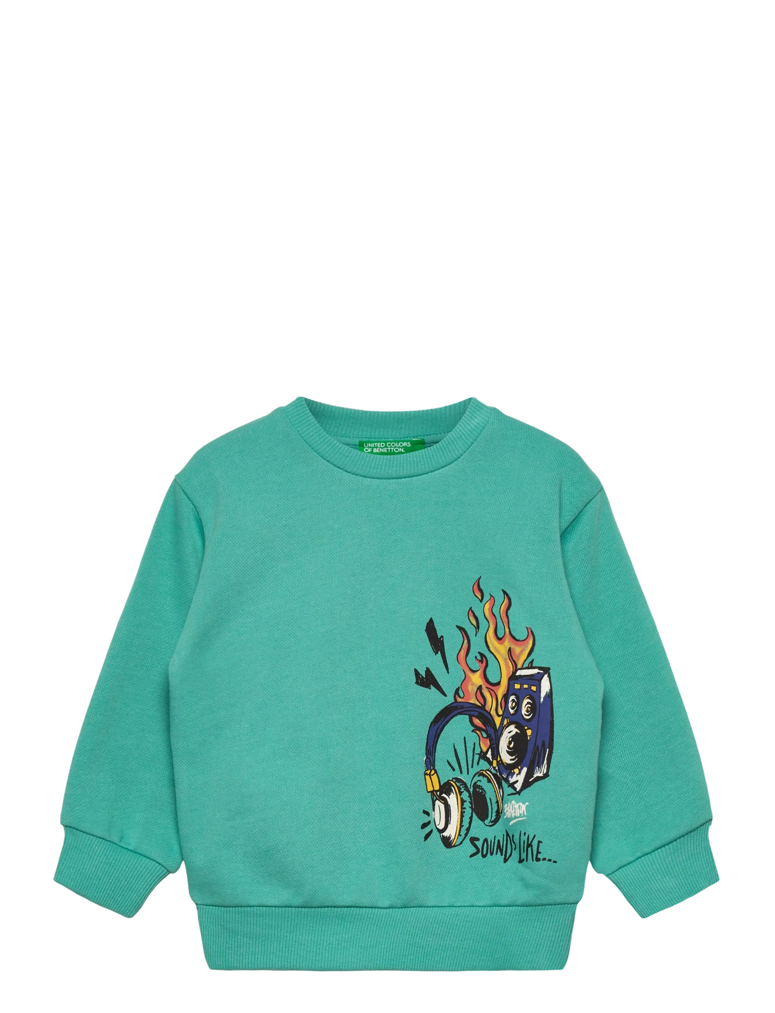 United Colors of Benetton SWEATER L/S - Överdelar - GREEN / green