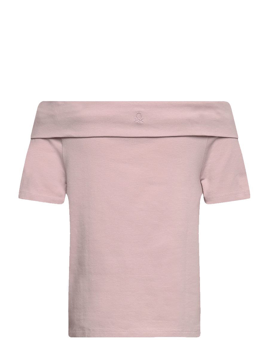 United Colors of Benetton - SWEATER H/S - kortärmade t-shirts - pink - 1