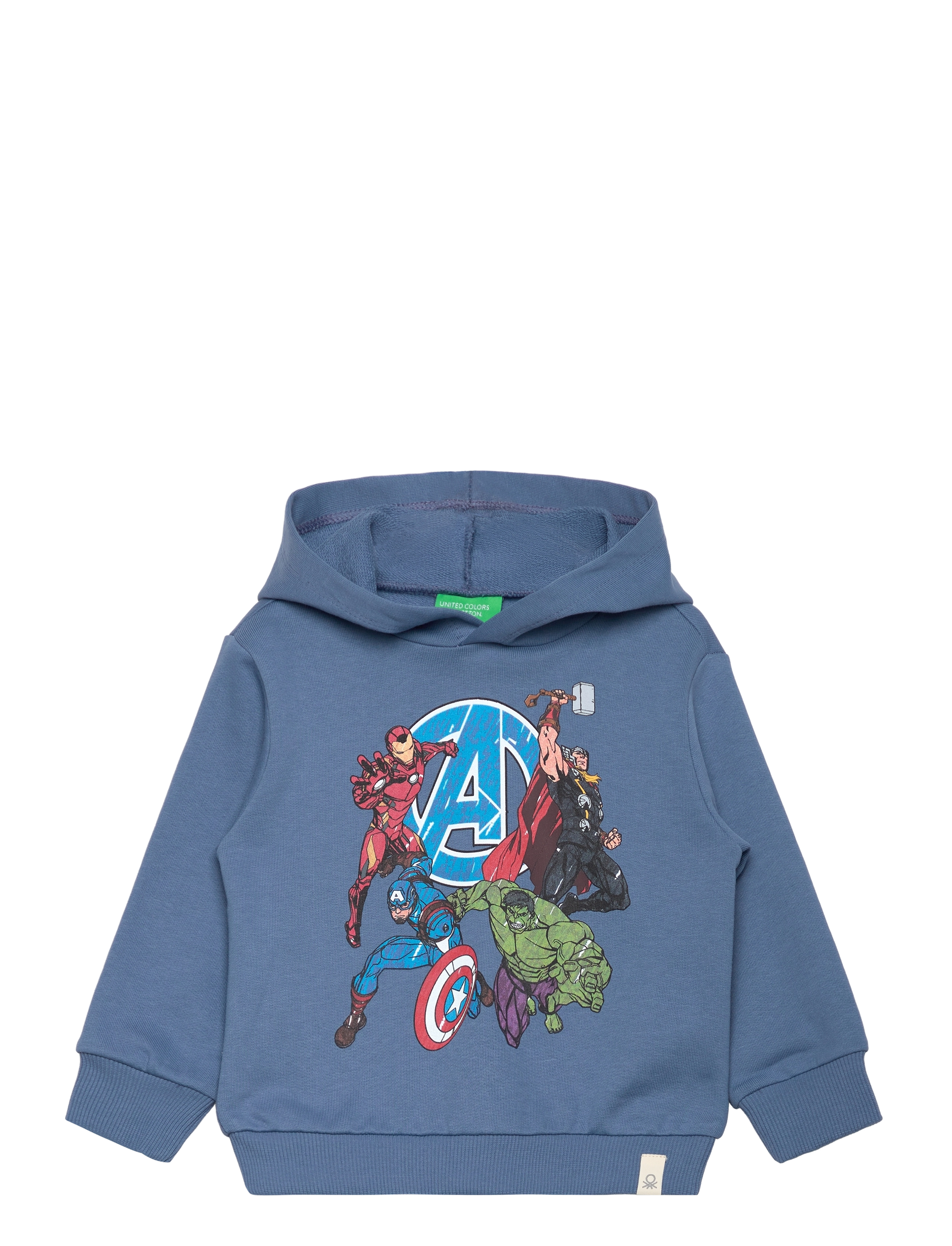 SWEATER W/HOOD - BLUE