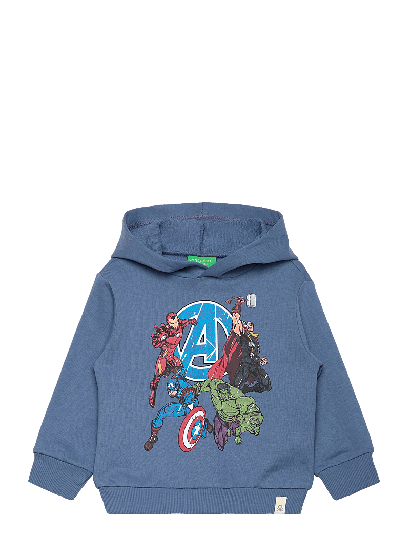 United Colors of Benetton - SWEATER W/HOOD - sweatshirts - blue - 0