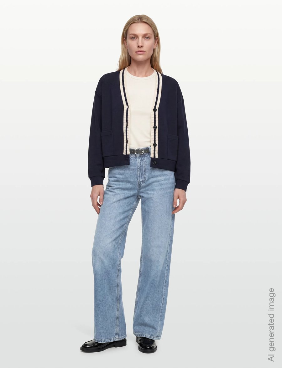 United Colors of Benetton - L/S CARDIGAN - kardiganid - blue - 0