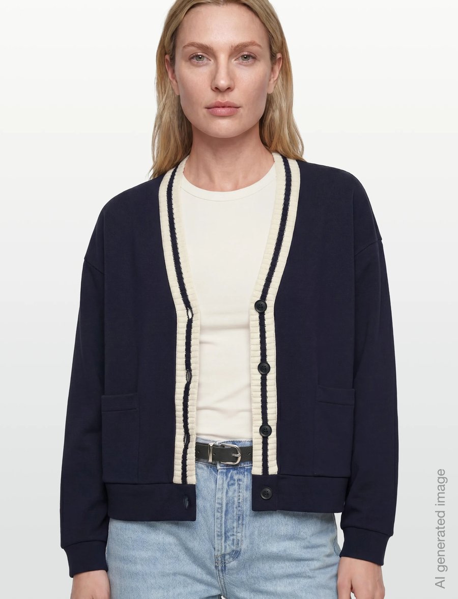 United Colors of Benetton - L/S CARDIGAN - kardiganid - blue - 3