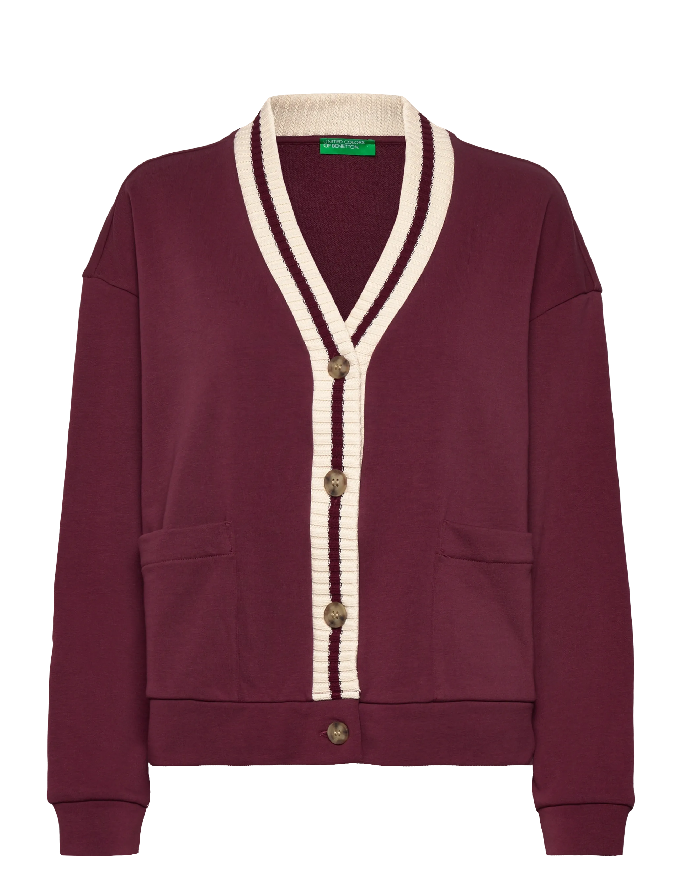 United Colors of Benetton L/S CARDIGAN - Cardigans - BROWN / brown