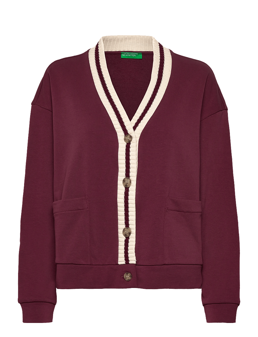 United Colors of Benetton - L/S CARDIGAN - cardigans - brown - 1