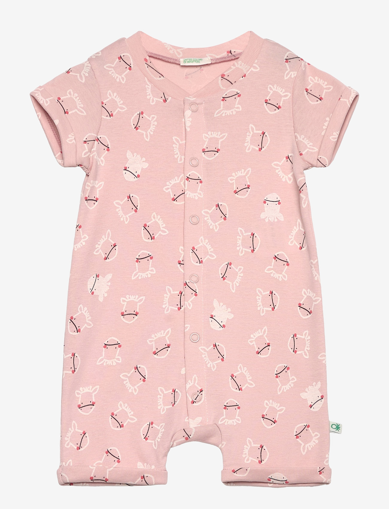 United Colors of Benetton - OVERALL - kortærmede heldragter - pink - 0