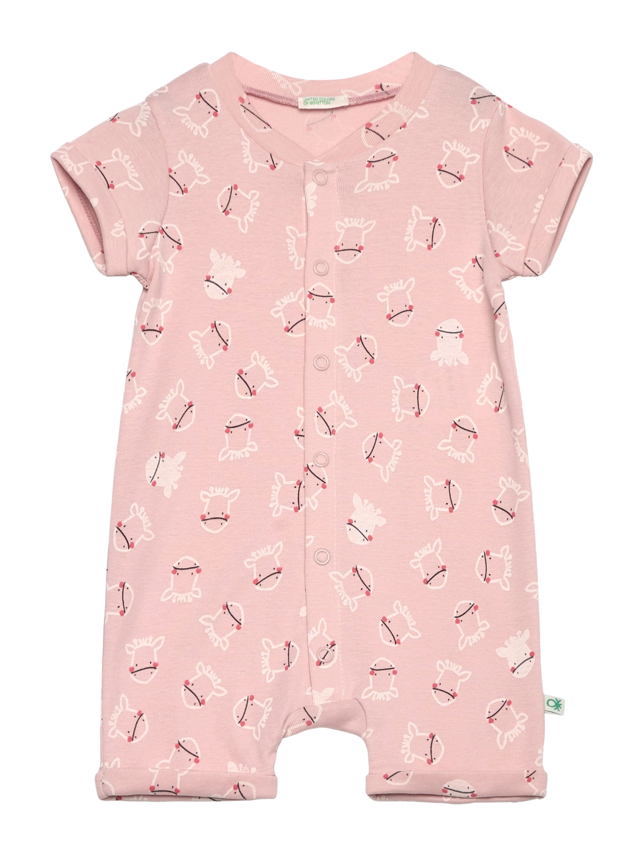 United Colors of Benetton OVERALL - Strampler - PINK / pink/rose