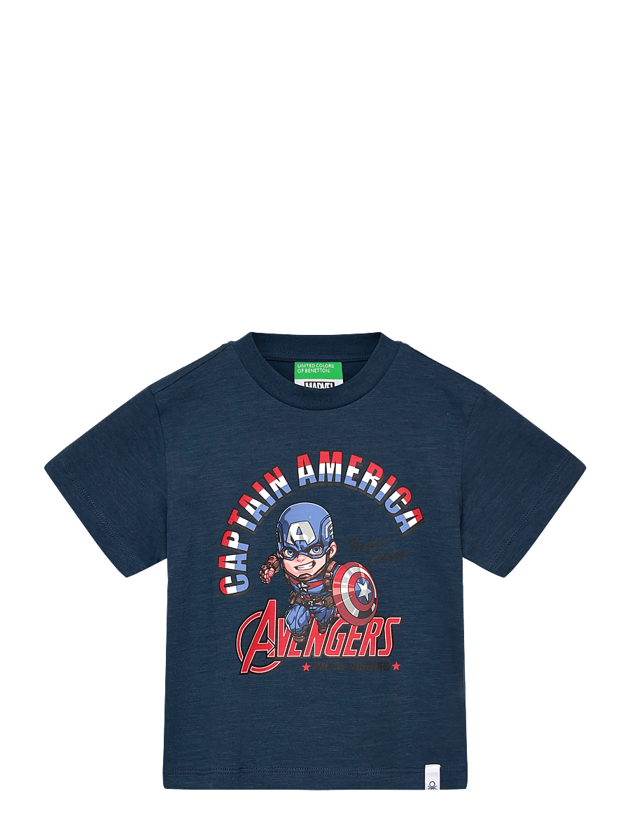 United Colors of Benetton - T-SHIRT - kortærmede t-shirts - blue - 0