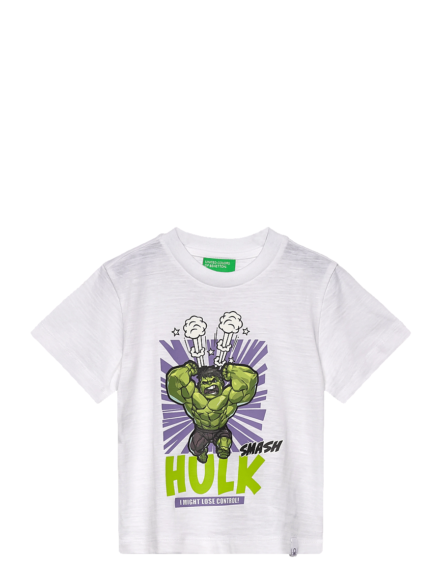 United Colors of Benetton - T-SHIRT - kurzärmelige - white - 0
