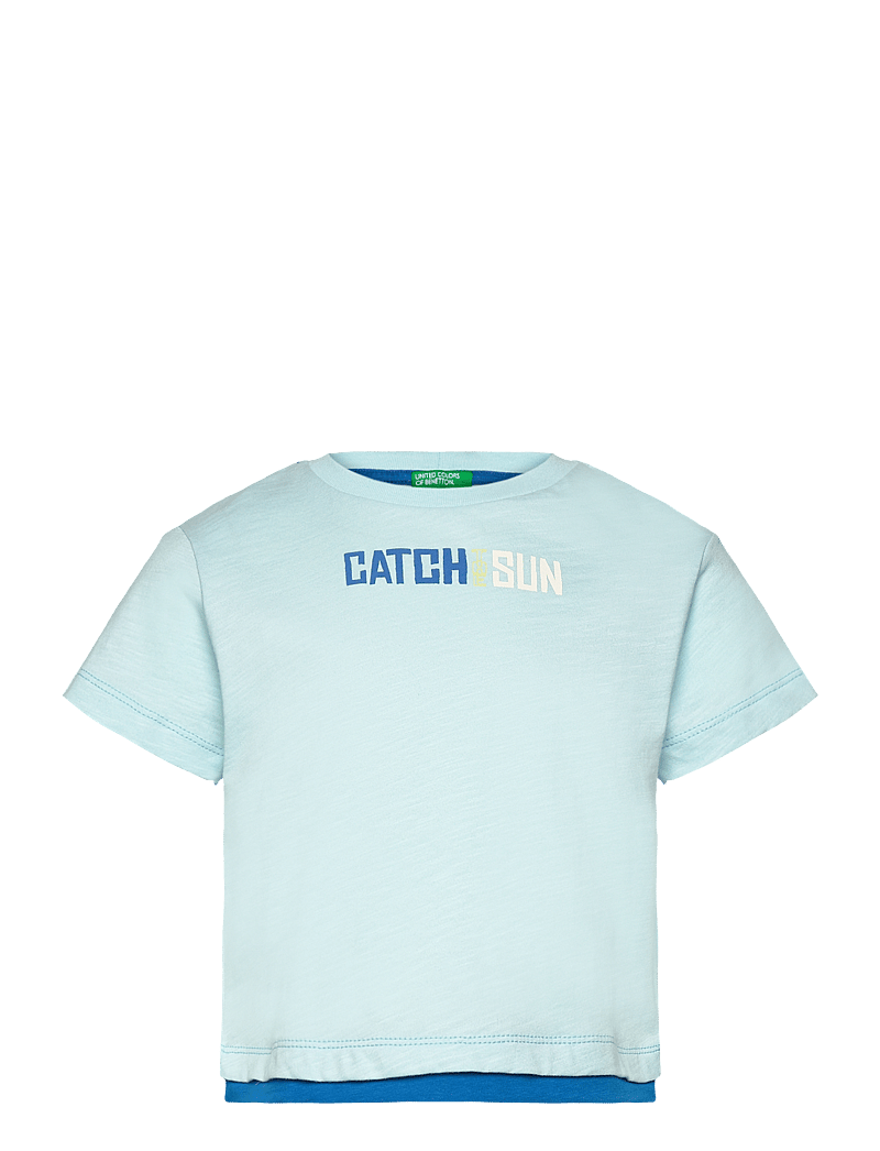 United Colors of Benetton - T-SHIRT - kortærmede t-shirts - blue - 0