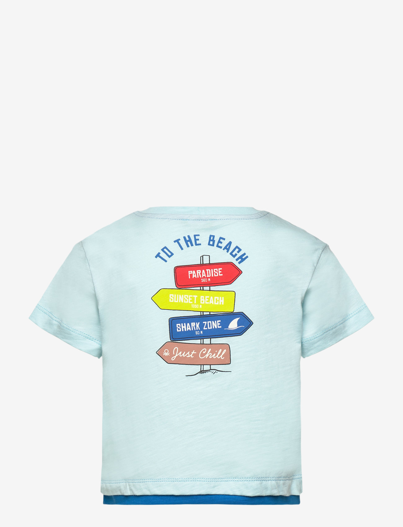 United Colors of Benetton - T-SHIRT - kortærmede t-shirts - blue - 1